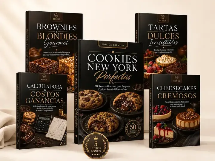 Pack completo Cookies New York + 4 Bonus